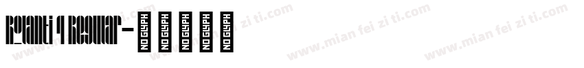 Rolanti 4 Regular字体转换